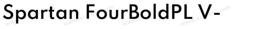 Spartan FourBoldPL V字体转换